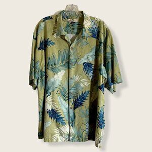 Tommy Bahama silk short sleeve Hawaiian shirt, Lg​​​​​​​​​​